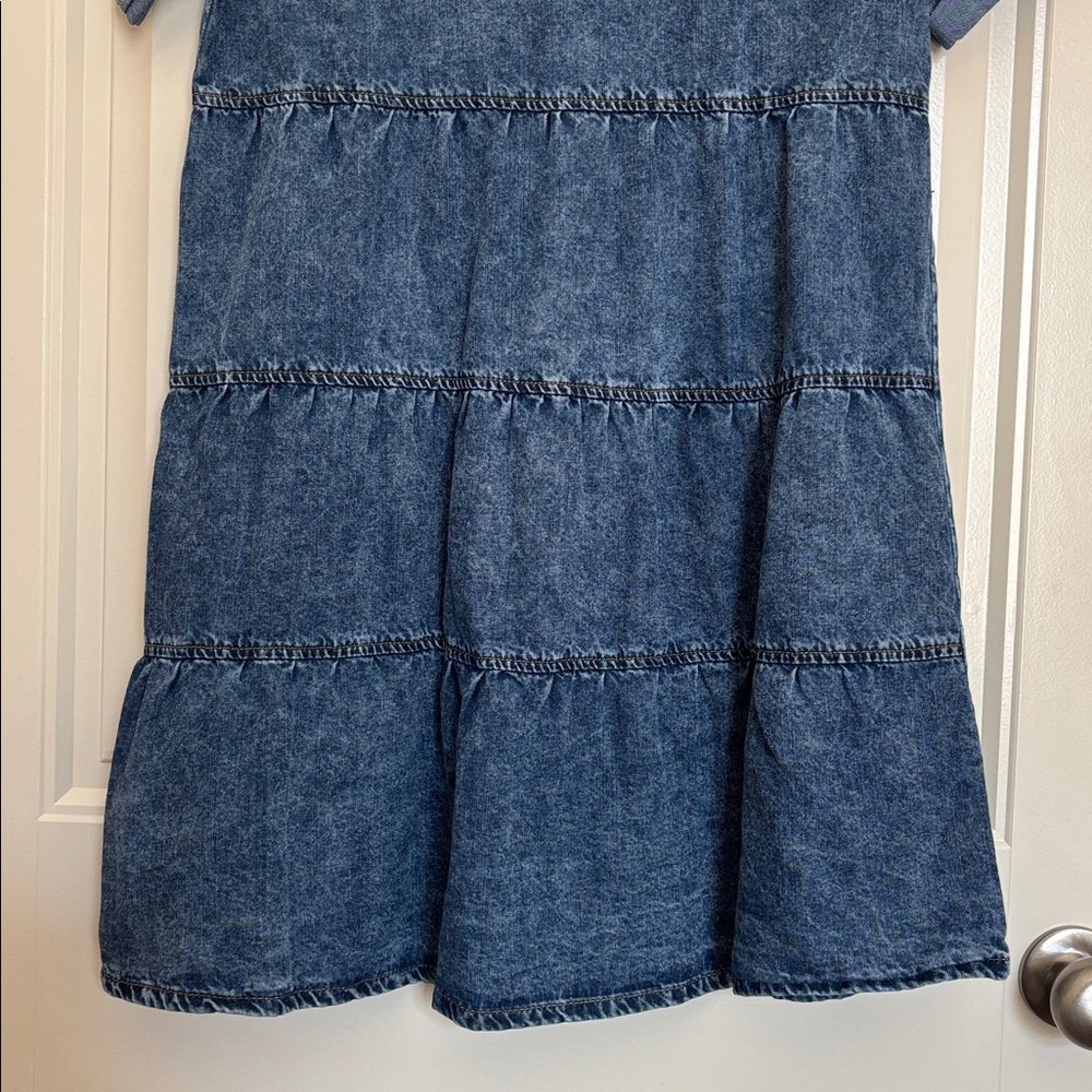Denim Button-Front Dress - Picture 5 of 5